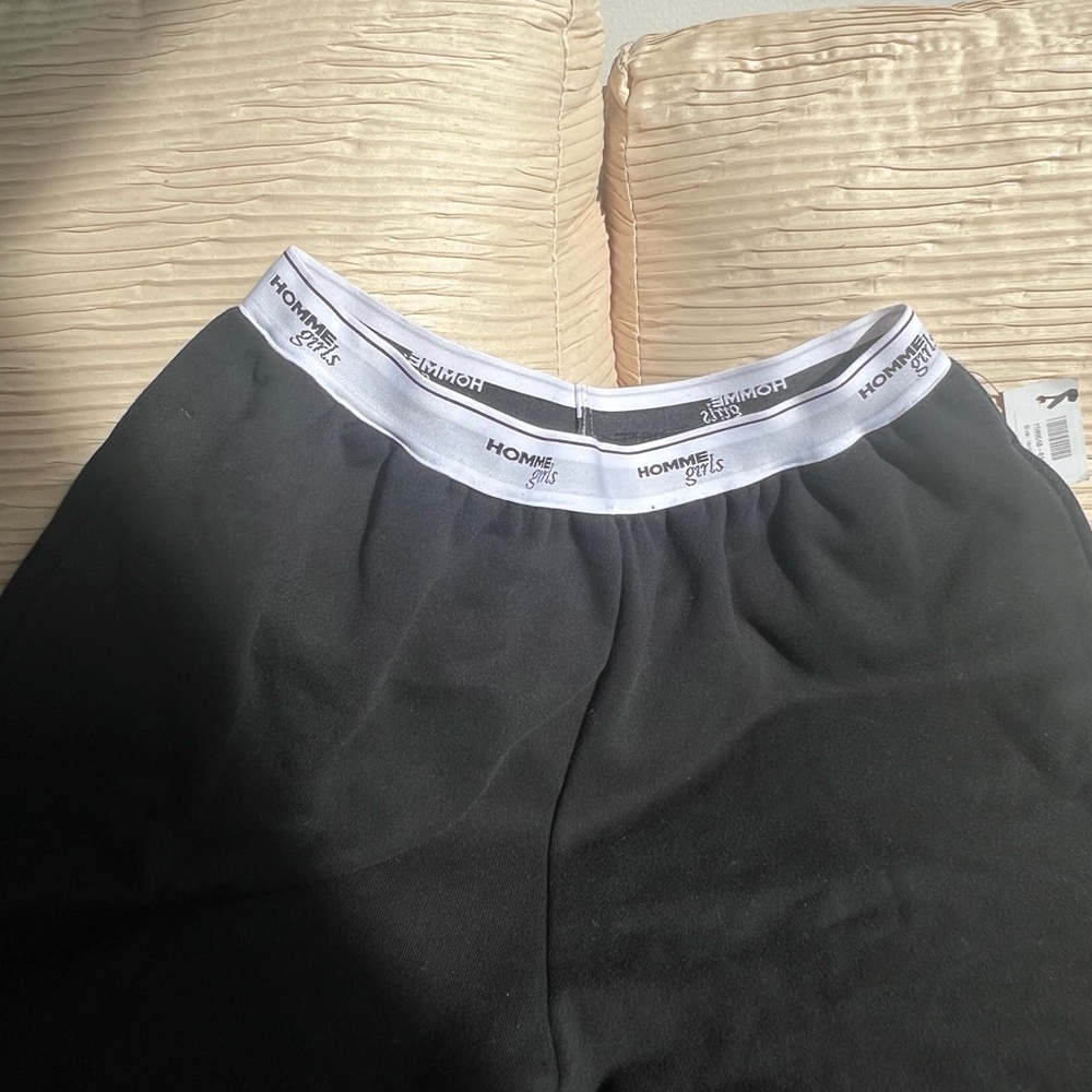 HommeGirls Logo Waistband Sweatpants – 90s-Inspired